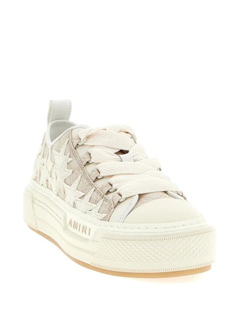 AMIRI monogram star court sneakers - Neutrals