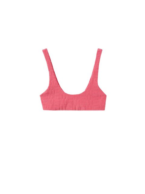 Góra od bikini z teksturą