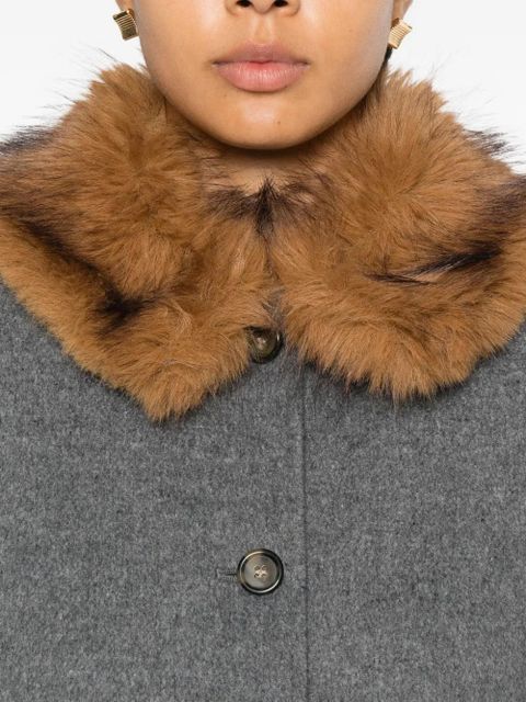 Ba&Sh Talling button-fastening coat - Grey