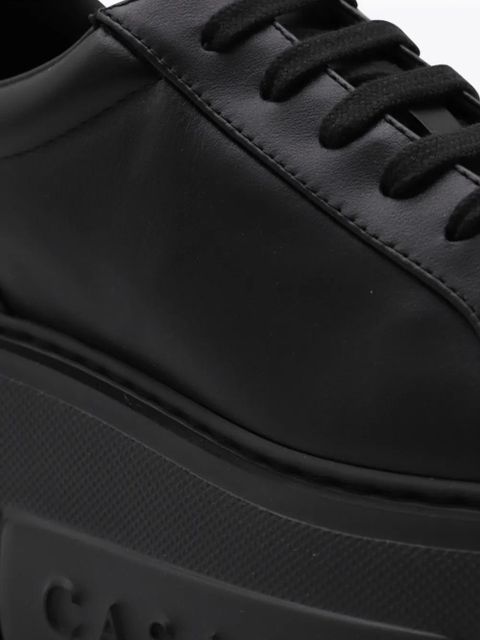 Casadei platform lace-up sneakers - Black
