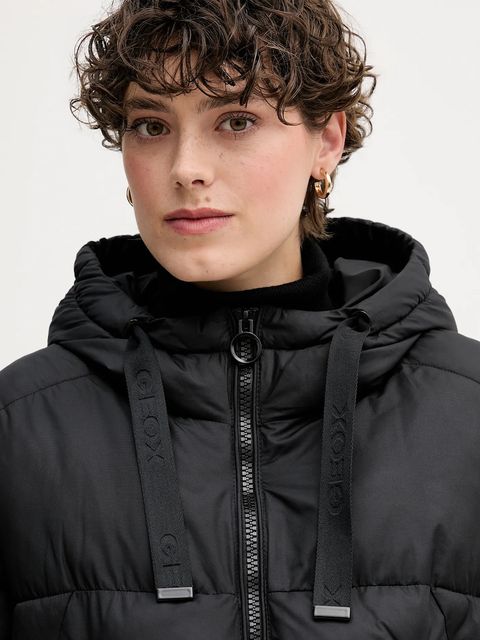 Geox kurtka SPHERICA kolor czarny zimowa W5628J T3273 - zdjęcie produktu nr 2