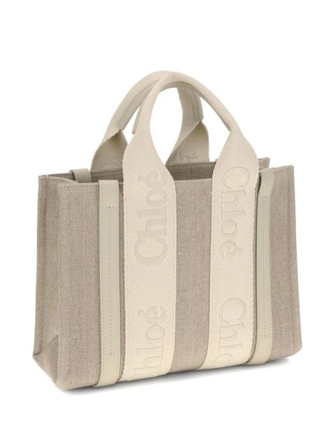 Chloé small Woody tote bag - Neutrals - zdjęcie produktu nr 2
