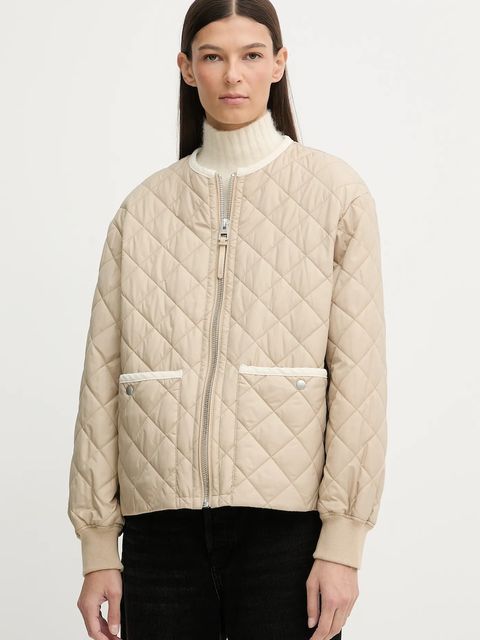 Marc O'Polo kurtka kolor beżowy przejściowa 600111970025 - zdjęcie produktu nr 1