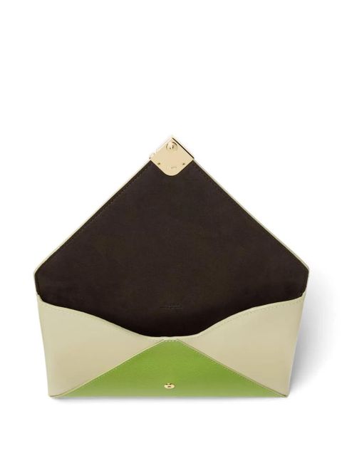 FENDI FF leather pouch bag - Neutrals