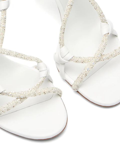 Casadei Julia Itaca leather sandals - White