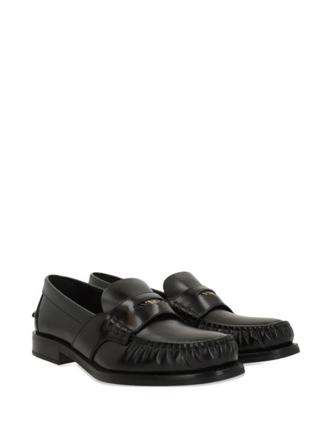 Prada leather loafers - Black - zdjęcie produktu nr 2