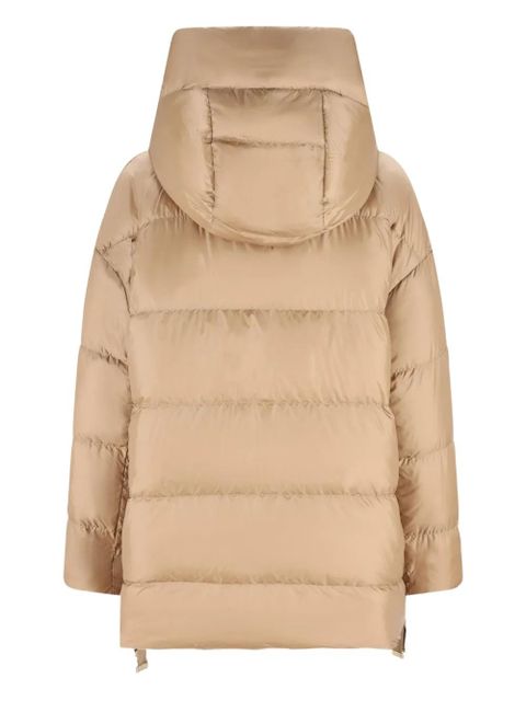 Max Mara reversible alpaca wool padded coat - Brown