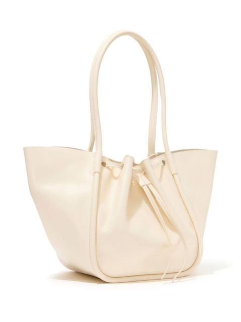 Proenza Schouler large ruched tote bag - Neutrals