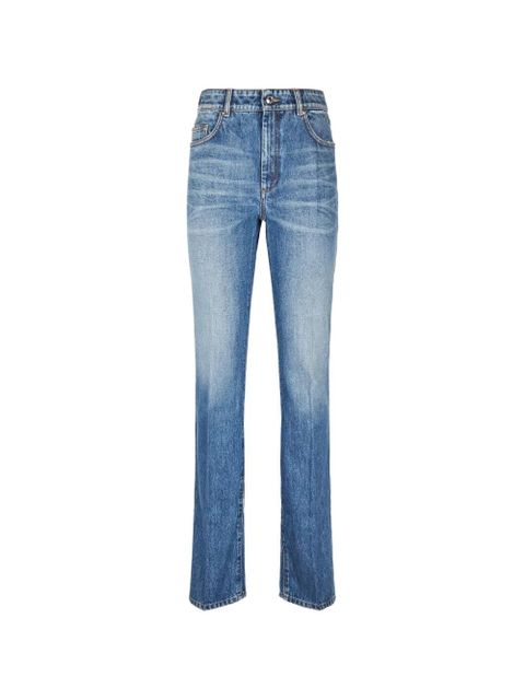 Sportmax split-back denim jeans - Blue - zdjęcie produktu nr 1