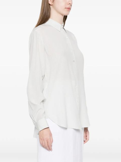 The Row Fiora striped shirt - White