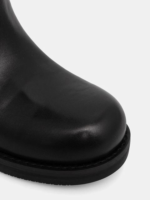 MICHAEL Michael Kors kozaki Darrington damskie kolor brązowy na płaskim obcasie 40F5DTFB7L.292