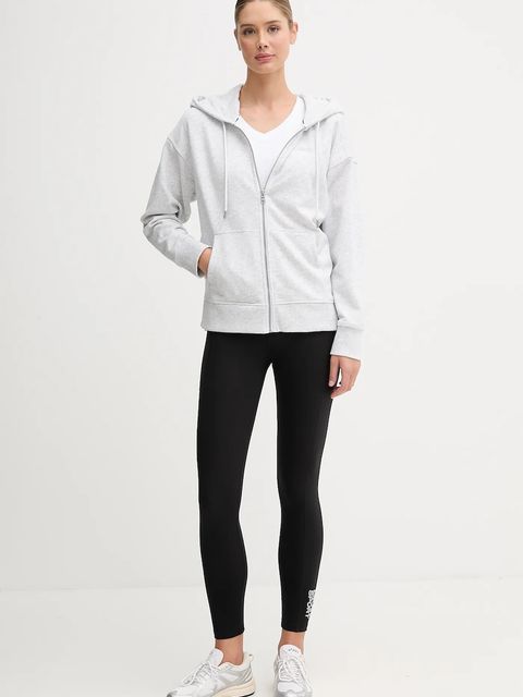 Dkny legginsy damskie kolor czarny gładkie DP5P3681