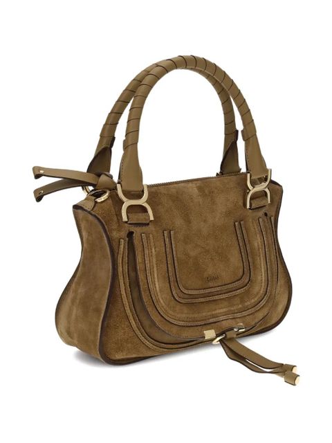 Chloé small Marcie suede-leather cross body bag - Brown - zdjęcie produktu nr 2