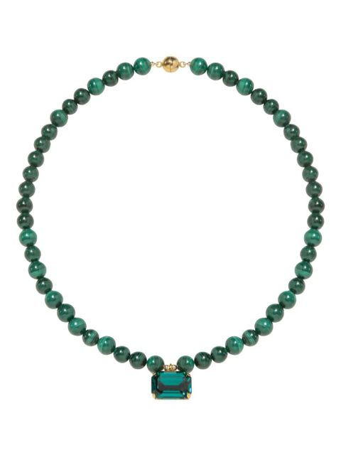 Jennifer Behr beaded Sidonie necklace - Green - zdjęcie produktu nr 1