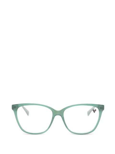Longchamp logo-plaque cat-eye glasses - Green - zdjęcie produktu nr 1