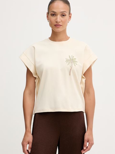 United Colors of Benetton T-shirt damski bawełniany - zdjęcie produktu nr 1