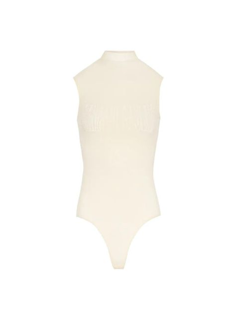 Jean Paul Gaultier mesh flocked bodysuit - Neutrals - zdjęcie produktu nr 2