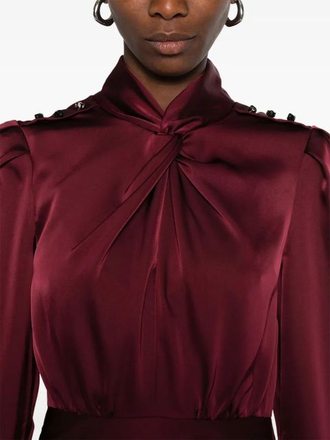 Self-Portrait gathered dress