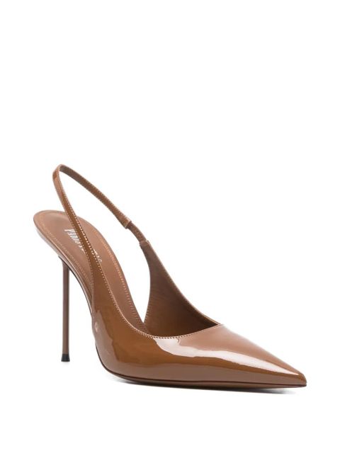 Paris Texas pointed- toe slingback pumps - Brown - zdjęcie produktu nr 2