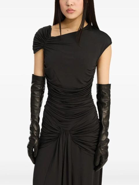 ROTATE BIRGER CHRISTENSEN asymmetric maxi dress - Black