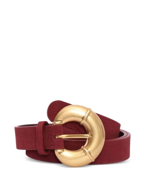 Weekend Max Mara Sebino buckled leather belt - Red - zdjęcie produktu nr 1