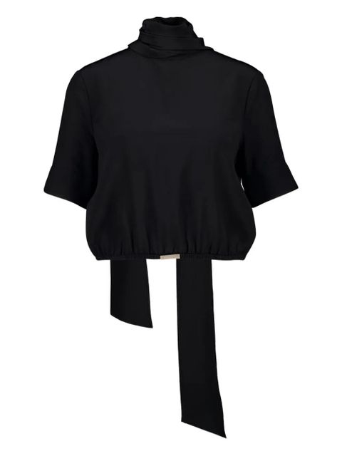 Gucci button-fastening short-sleeve blouse - Black - zdjęcie produktu nr 2