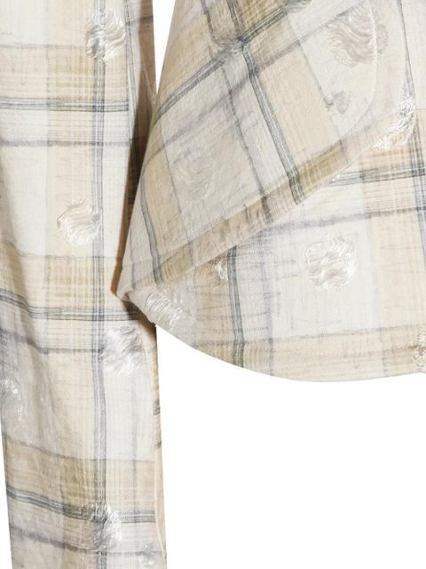 Vivienne Westwood plaid buttoned blazer - Neutrals