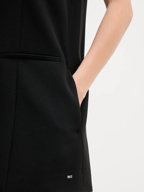 Tommy Hilfiger sukienka kolor czarny mini rozkloszowana WW0WW48264