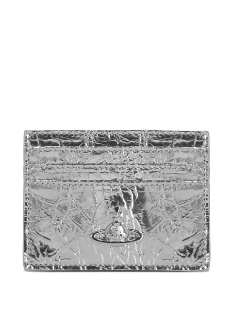 Vivienne Westwood crinkle orb wallet - Silver - zdjęcie produktu nr 1