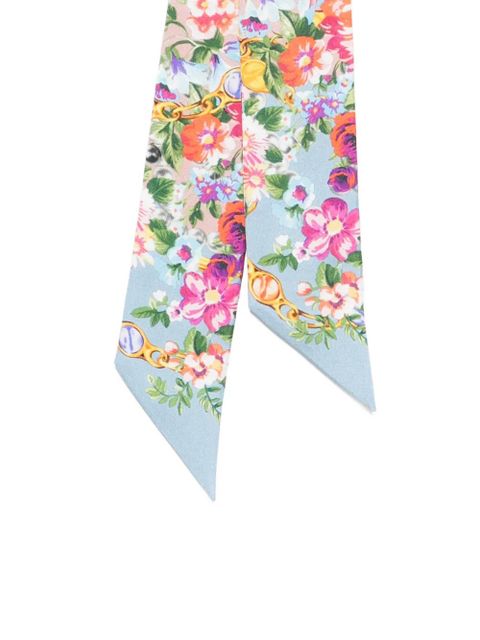 Dolce & Gabbana floral-print twilly scarf - Pink