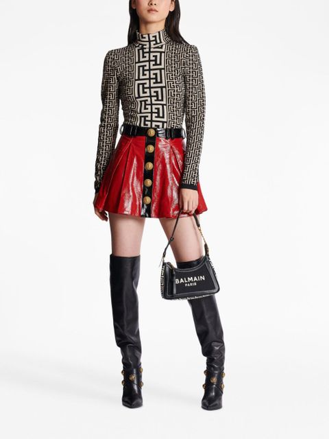 Balmain B-Army logo shoulder bag - Black - zdjęcie produktu nr 2