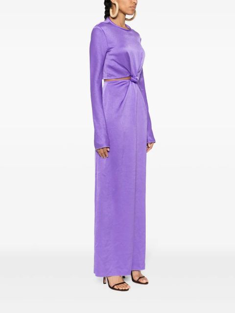 Nanushka Bonno cut-out maxi dress - Purple