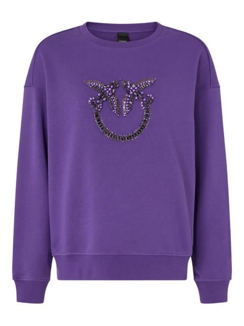 PINKO embellished-bird sweater - Purple - zdjęcie produktu nr 1