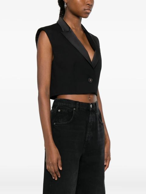 TWINSET cropped waistcoat - Black