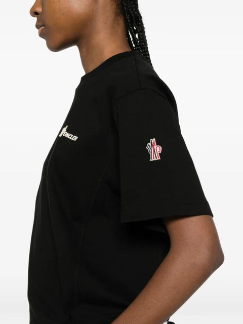 Moncler Grenoble SS logo-detail T-shirt - Black