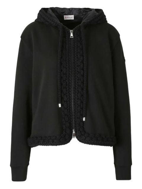 Moncler zip-up hoodie - Black - zdjęcie produktu nr 1