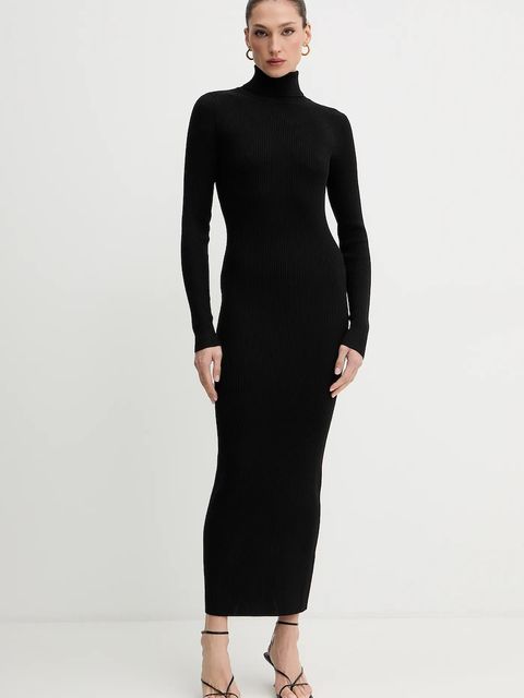 Bardot sukienka kolor czarny maxi dopasowana 60170DB - zdjęcie produktu nr 1