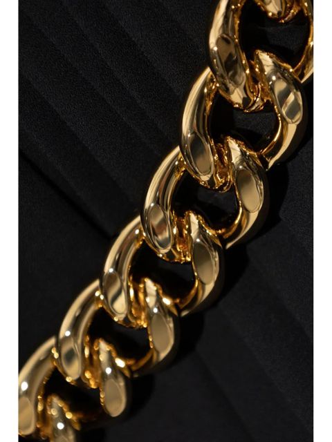 Balenciaga chain pleated skirt - Black