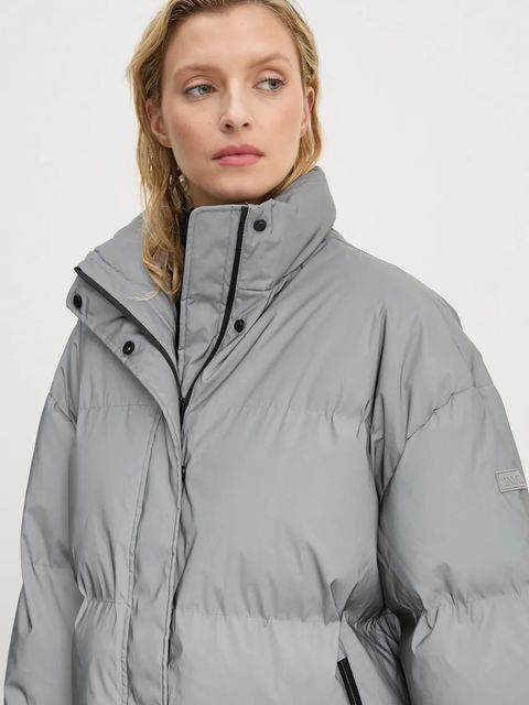 2NDDAY kurtka Santiago damska kolor szary zimowa oversize 2245112509 - zdjęcie produktu nr 1