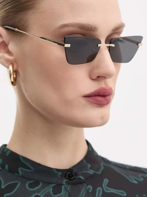 Jimmy Choo okulary przeciwsłoneczne damskie kolor czarny 0JC4012 - zdjęcie produktu nr 1