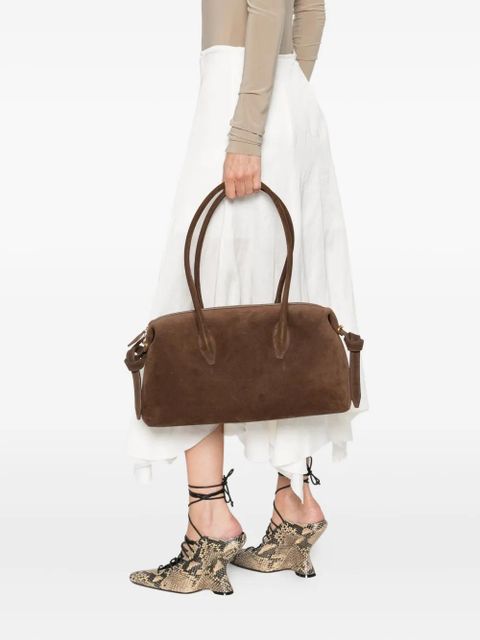 Yuzefi Brioche shoulder bag - Brown