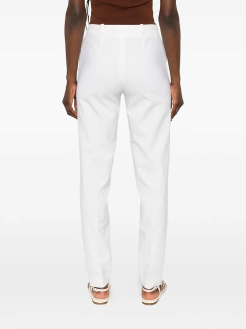 LouLou de Saison pressed-crease straight-leg trousers - White
