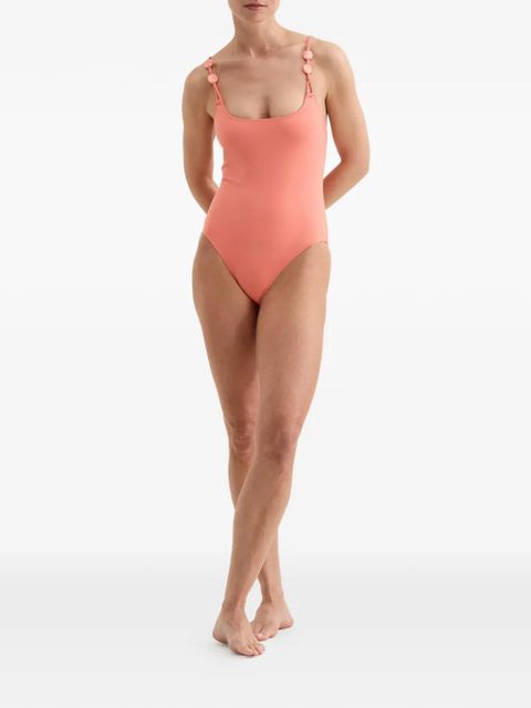 ERES Catwalk beaded-detail swimsuit - Orange - zdjęcie produktu nr 2