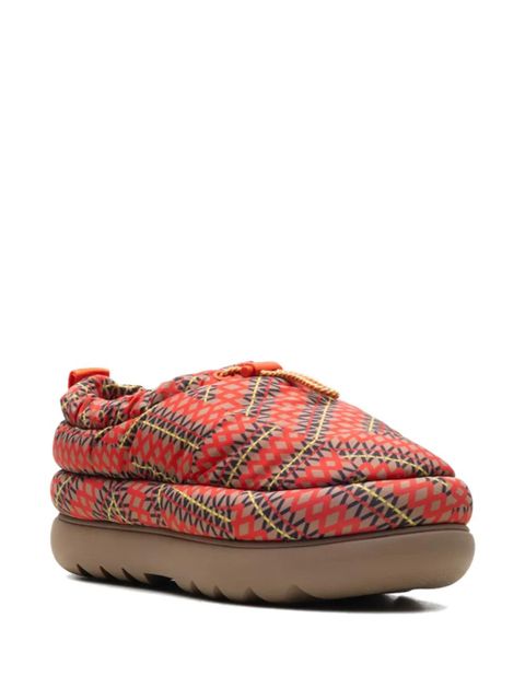 UGG Maxi Heritage Braid slippers - Red
