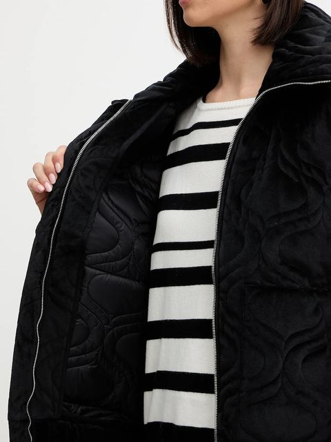 Charo Ruiz Ibiza kurtka kolor czarny przejściowa oversize 257310