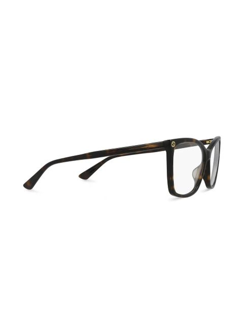 Gucci Eyewear tortoiseshell glasses - Brown