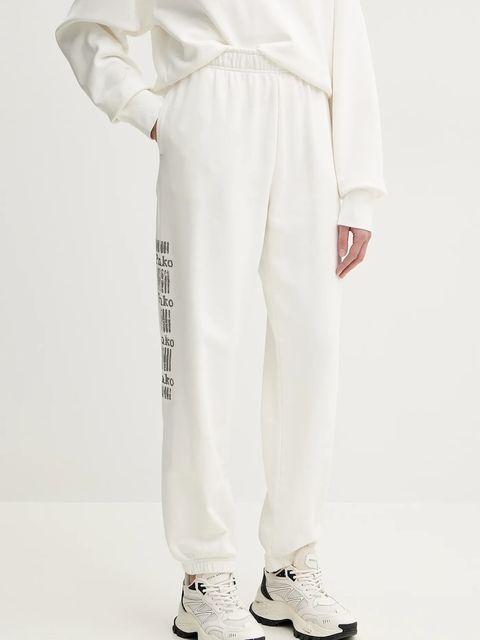 Pinko spodnie dresowe bawełniane - zdjęcie produktu nr 2