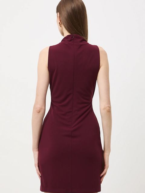 Medicine sukienka kolor bordowy mini dopasowana