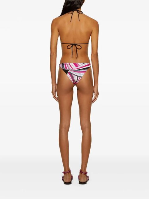 PUCCI Iride-print swimsuit - Pink