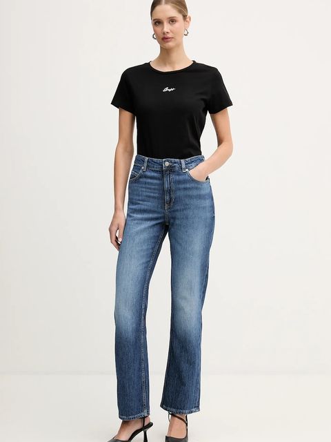 BOSS Orange t-shirt bawełniany C Elove embro - zdjęcie produktu nr 1